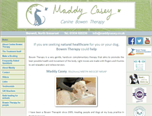 Tablet Screenshot of maddycasey.co.uk